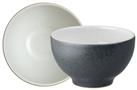 Denby Impression Set of 4 Stoneware Nibble Bowls - Charcoal