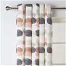 Habitat Abstraction Pebble Fully Lined Eyelet Curtains