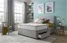 Silentnight Pavia Double Comfort 2 Drawer Divan Bed - Grey