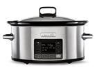 Crockpot 5.6L Time Select Slow Cooker - Stainless Steel