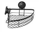 Argos Home Suction Cup Wire Corner Shower Basket - Black