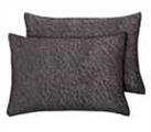 Argos Home Fleece Standard Pillowcase Pair - Grey