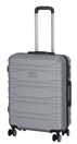 Featherstone 8 Wheel Hard Medium Suitcase - Silver