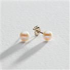 Revere 9ct Gold Cultured Freshwater Pearl Stud Earrings