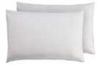 Argos Home Plain Standard Pillowcase Pair - White