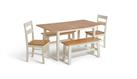 Habitat Chicago Extending Table, 2 Benches & 2 Chairs