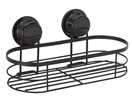 Argos Home Suction Cup Wire Shower Basket - Black