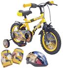 Pedal Pals Digger 12 inch Kids Bike, Helmet and Knee Pads