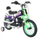 Spike Chopper 14 inch Wheel Size Kids Beginner Bike - Green