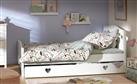 Habitat Mia Small Double Bed with Drawer - White