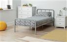 Argos Home Charlie Single Metal Bed Frame - Silver