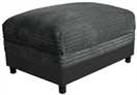 Argos Home Harry Large Fabric Storage Footstool - Charcoal
