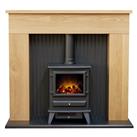 Adam Innsbruck with Hudson Electric Freestanding Stove Suite
