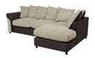 Argos Home Harry Large Right Hand Corner Chaise Sofa-Natural