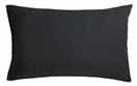 Habitat Easycare Polycotton Standard Pillowcase Pair - Black