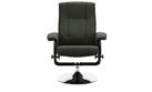Argos Home Rowan Fabric Swivel Chair with Footstool-Charcoal