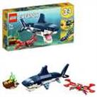 LEGO Creator 3in1 Deep Sea Creatures Shark Toy Set 31088