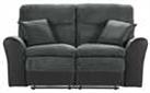 Argos Home Harry Fabric 2 Seater Recliner Sofa - Charcoal