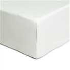 Habitat Anti-Microbial Cotton White Fitted Sheet - Double