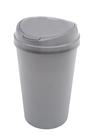 Curver 45 Litre Touch Top Kitchen Bin - Silver