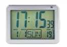 Constant Large Display Digital Alarm Clock - Silver