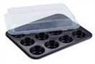 Argos Home 12 Cup Muffin Tray with Plastic Cover