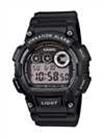 Casio Men's Vibration Alarm Black Resin Strap Watch