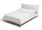 Habitat Marshmallow Double Fabric Bed Frame - White Boucle