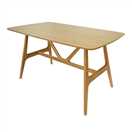 SBN Goran Wood Veneer 4 Seater Dining Table