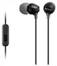 Sony MDR-EX15AP In-Ear Wired Headphones - Black