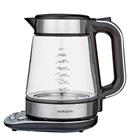 Cookworks Variable Temperature Glass Kettle - S/Steel