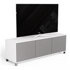 Frank Olsen Smart Tech LED 3 Door TV Unit - White & Grey