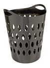 Argos Home Flexible Glitter Laundry Basket - Black