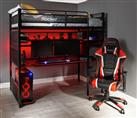 X Rocker Battle High Sleeper Gaming with XL Gaming Desk
