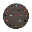 Habitat Spot Circle Cut Pile Rug - 100x100cm - Multicoloured