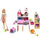 Barbie Doll and Pet Boutique Playset With 4 Pets