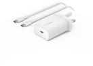 Belkin 25W USB-C Wall Charger With USB-C Cable - White
