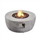 Teamson Home HF36501AA UK Gas Fire Pit With Cover