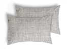 Habitat Willow Cotton Standard Pillowcase Pair - White Black