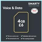 SMARTY 6GB 30 Day Pay As You Go SIM Card