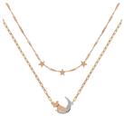 Radley 18ct Rose Gold Silver Plated Moon and Star Necklace
