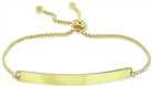Revere 18ct Gold Plated Personalised ID Bracelet