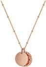 Revere 18ct Rose Gold Plated Silver Personalised Necklace