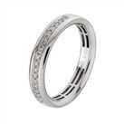 Revere Platinum 950 Grade 0.15ct Diamond Wedding Ring - S