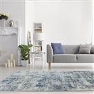 Asiatic Orion Shiny Rectangle Rug - 80x150cm - Blue & Grey
