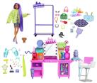 Barbie Extra Doll & Vanity Playset with Puppy & Accessories