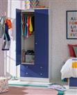 Argos Home Malibu Kids 2 Door 2 Drawer Wardrobe White & Blue