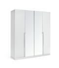 Habitat Munich 4 Door 2 Mirror Wardrobe - White