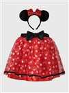 Disney Minnie Red Tutu & Headband 6-8 years