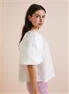Everbelle White Relaxed Broderie Blouse - 16